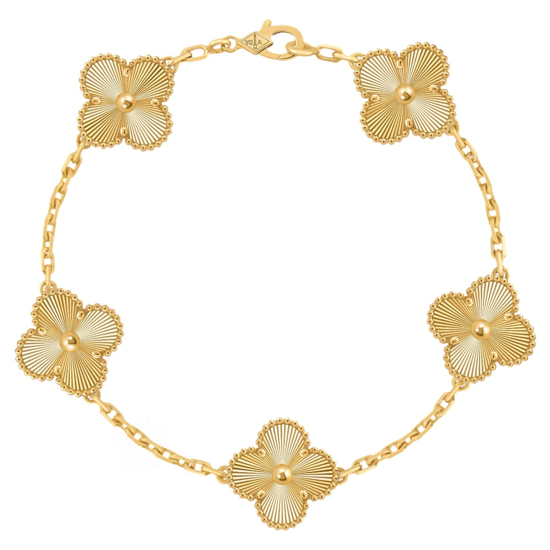 PULSERA TIPO VAN CLEEF DORADA